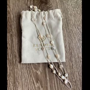 Kendra Scott Sabrina Long Necklace with Pearl